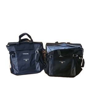 Trek Interchange Bike Bag Grocery Bag Side Bag Pannier Set of 2 -12x13.5 * READ